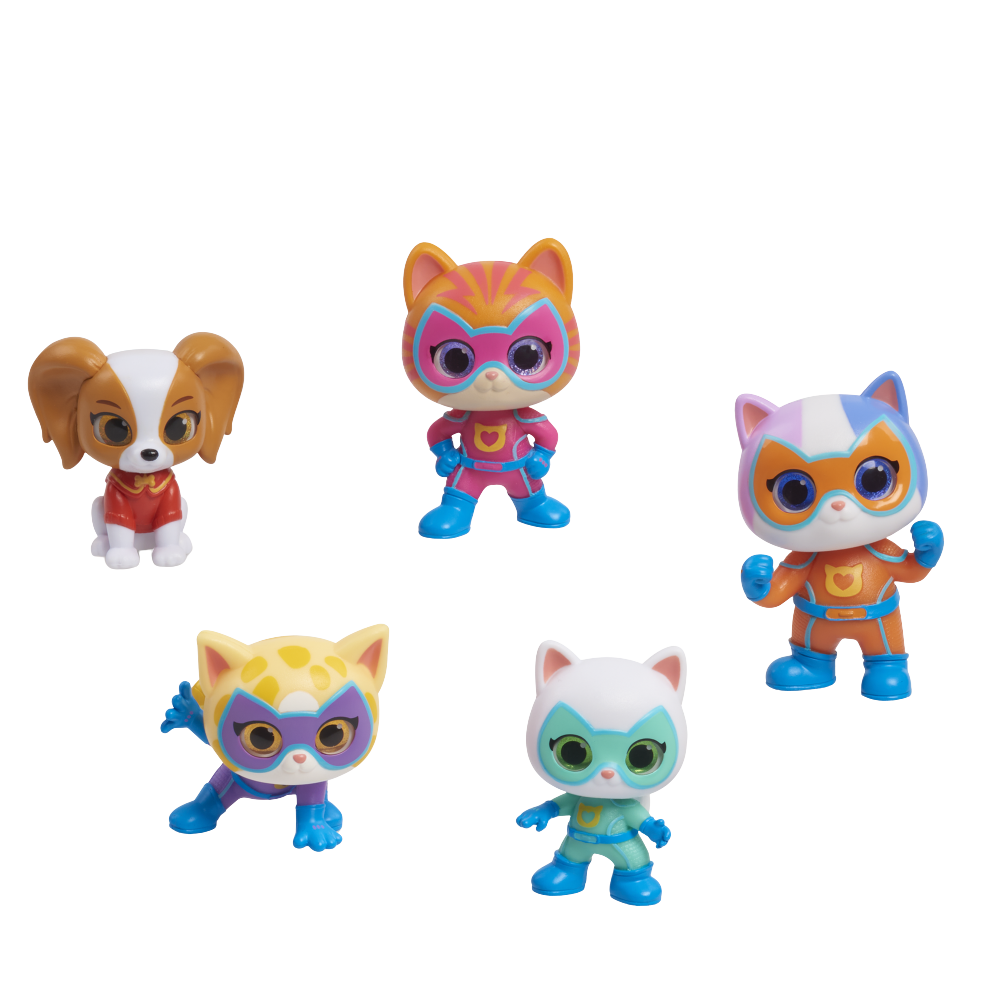 SuperKitties figure set Tonified, Tonie Box Compatible! Audio add on included!
