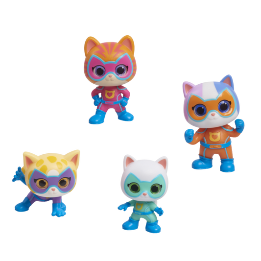 SuperKitties figure set Tonified, Tonie Box Compatible! Audio add on included!